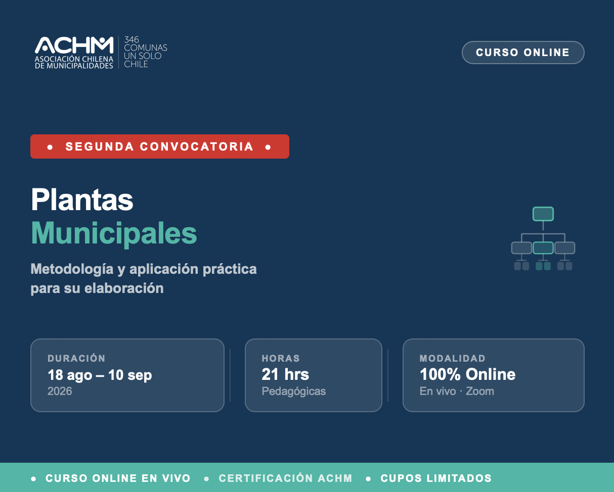 II Curso "Plantas Municipales: Metodología y Aplicación Práctica para su Elaboración"