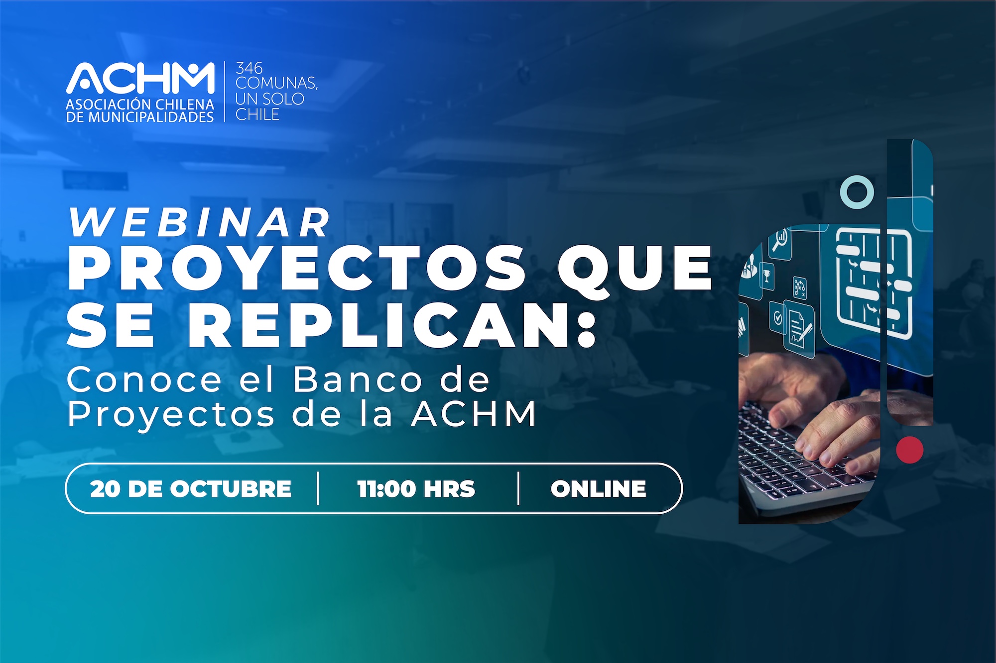 Webinar “Proyectos que se replican: Conoce el Banco de Proyectos de la ACHM”
