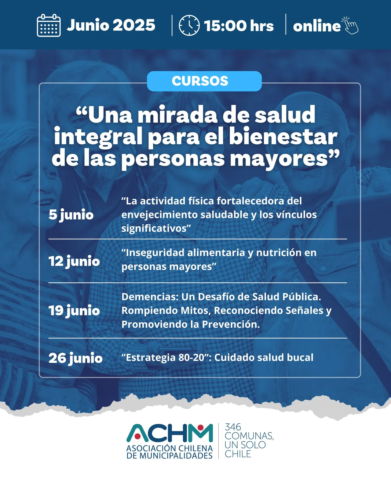 Curso “Una mirada de salud integral para el bienestar de las personas mayores”