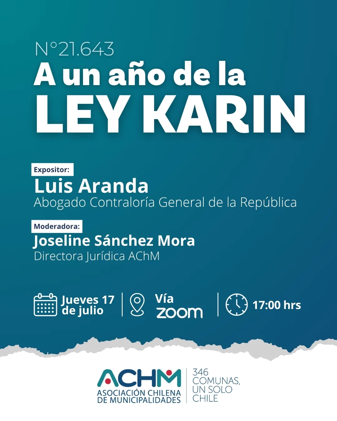 Seminario web: A un año de la entrada en vigencia de la Ley Karin