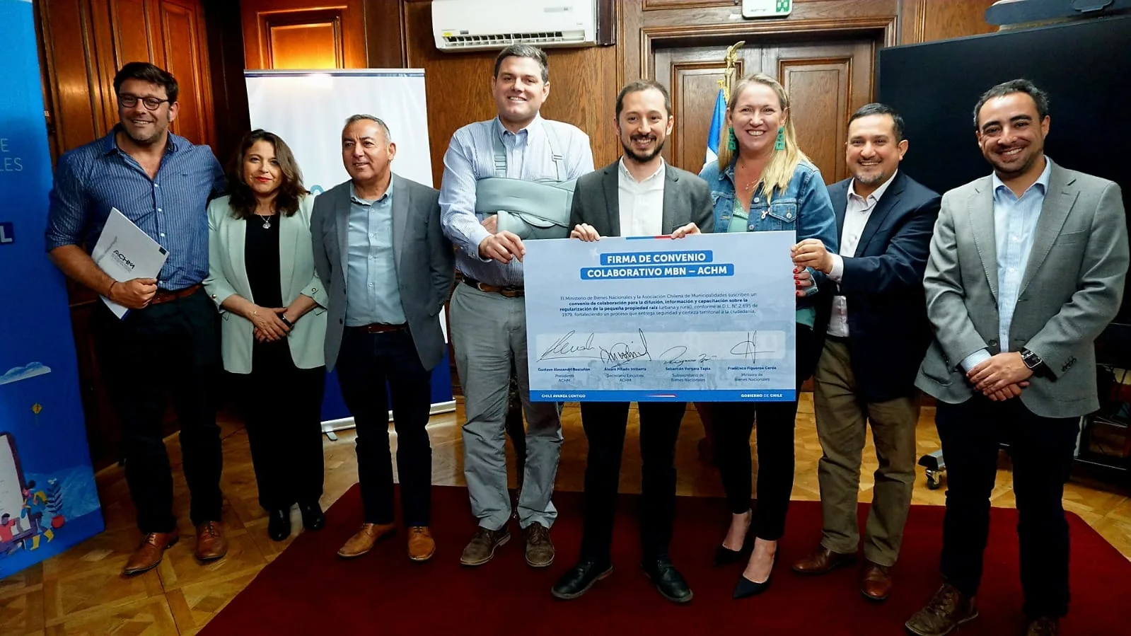 ACHM firma convenio con el Ministerio de Bienes Nacionales para fortalecer la regularización de títulos de dominio