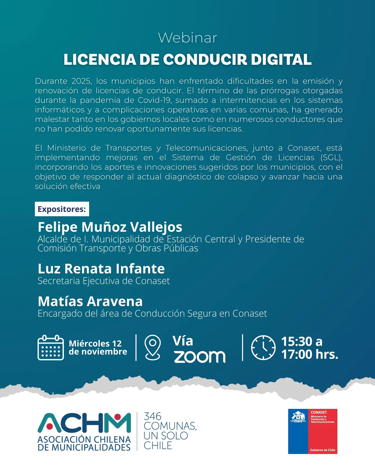 Seminario web «Licencia de conducir digital»