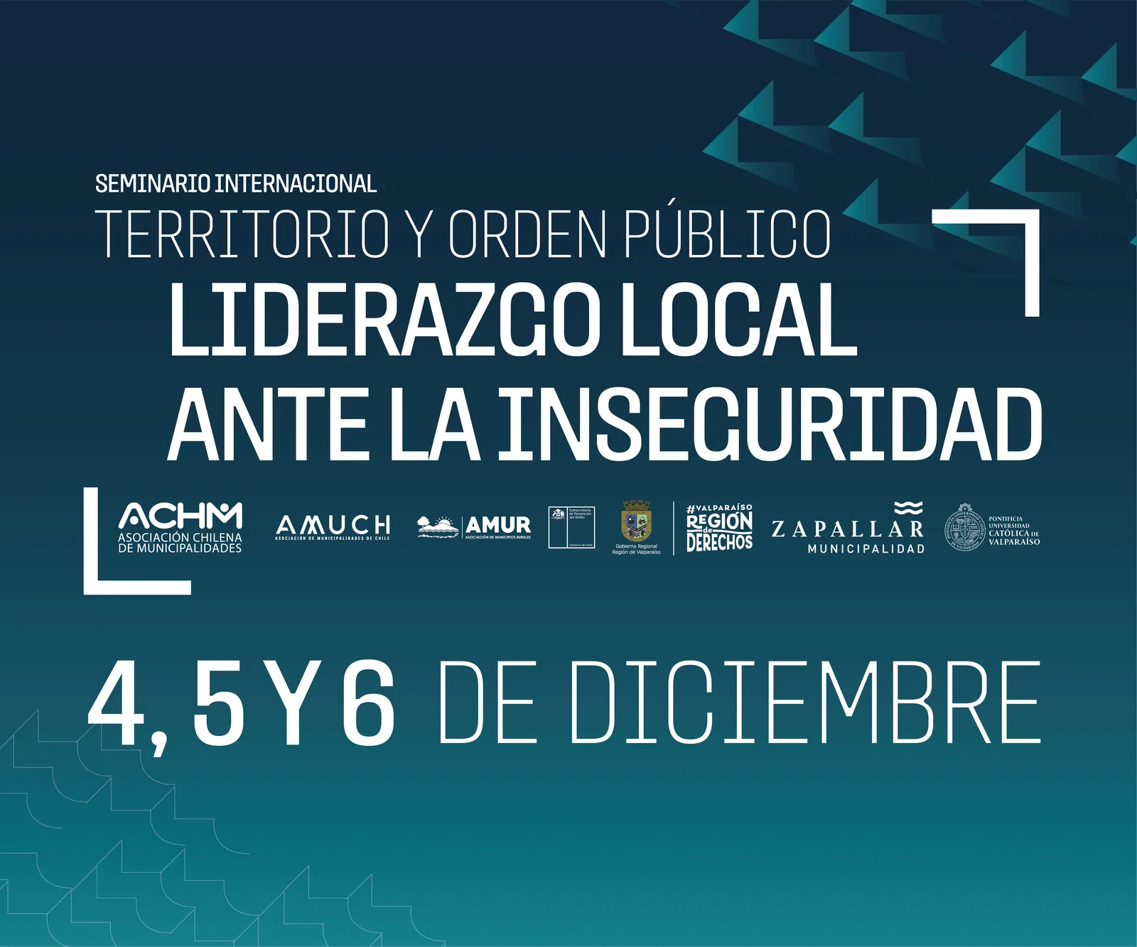 Seminario Internacional «Territorio y orden público, liderazgo local ante la inseguridad»