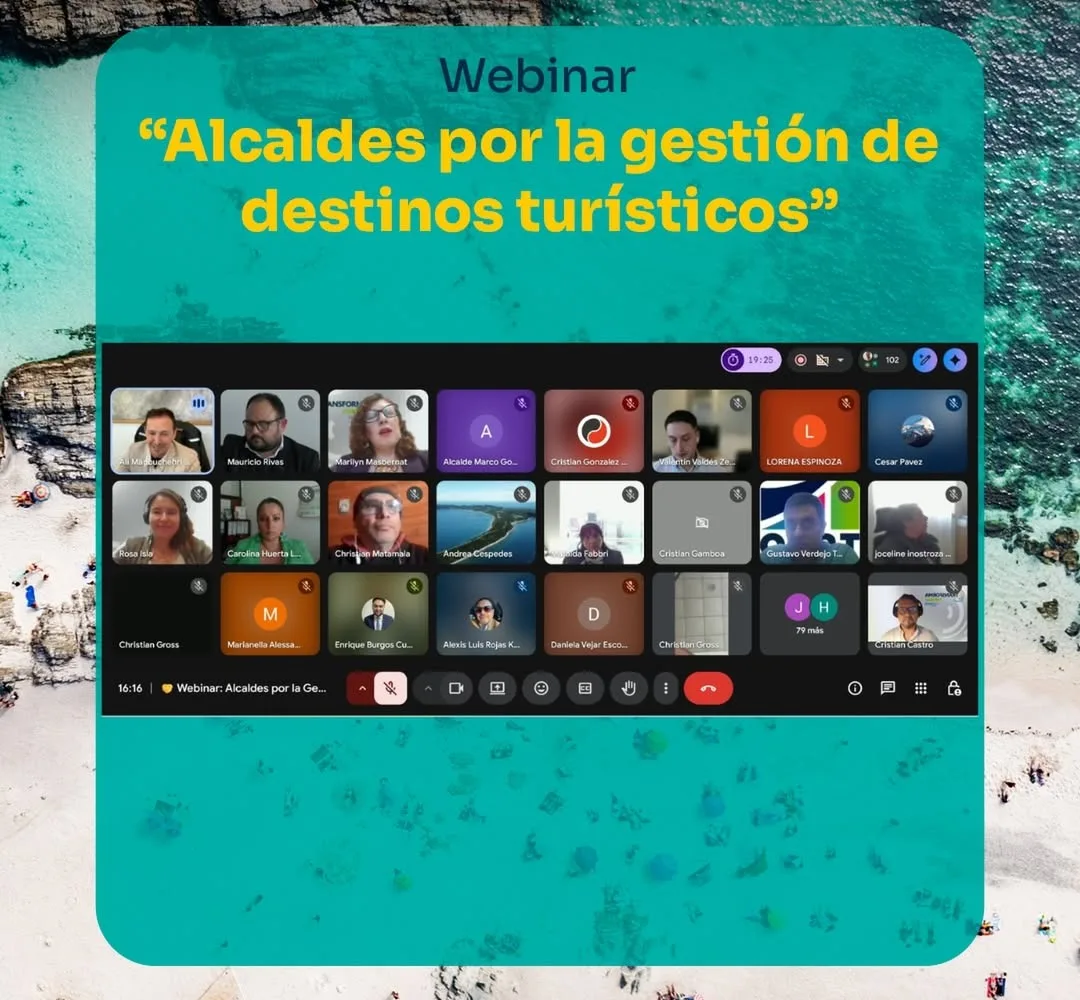 Gestión turística local: alcaldes destacan avances y desafíos en webinar nacional