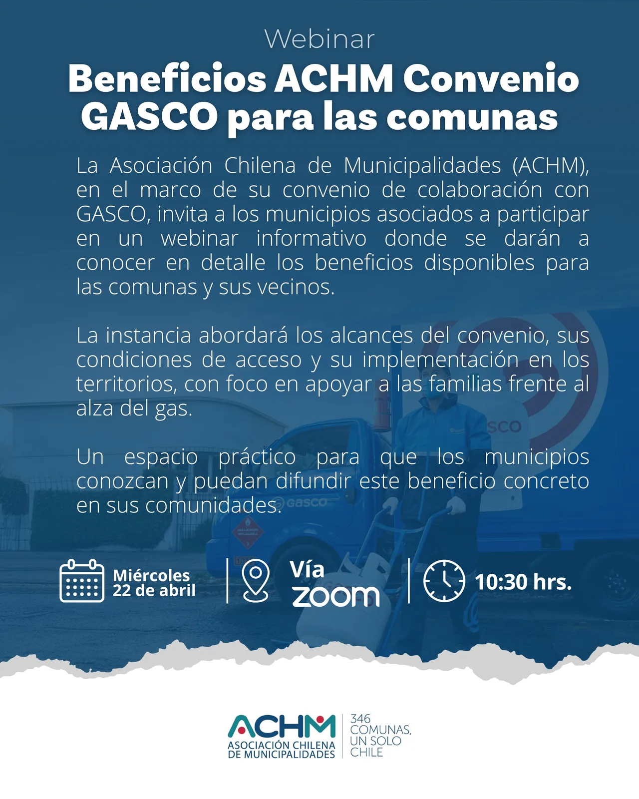 Webinar «Convenio GASCO – ACHM»