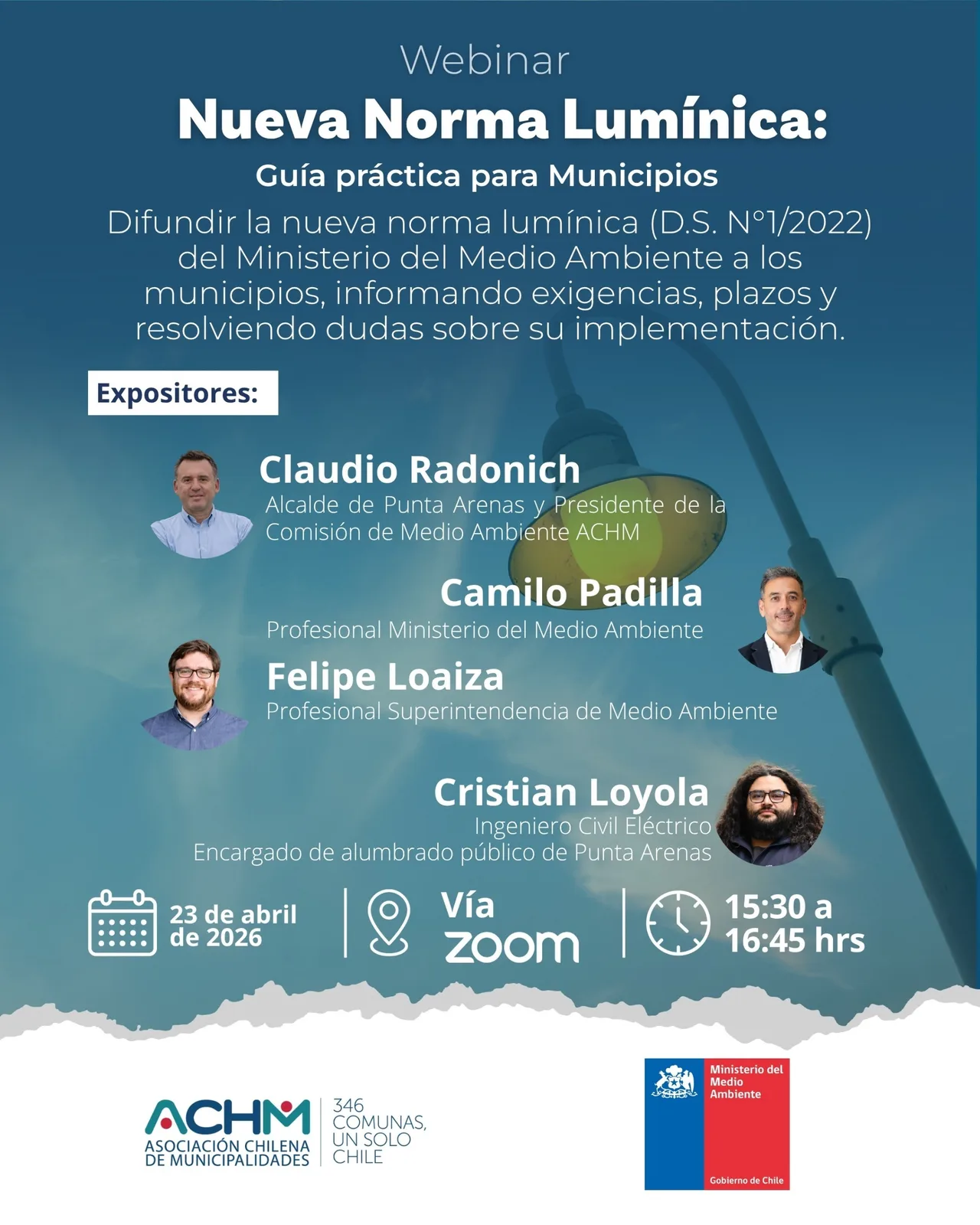 Webinar «Nueva Norma Lumínica: Guía práctica para Municipios»
