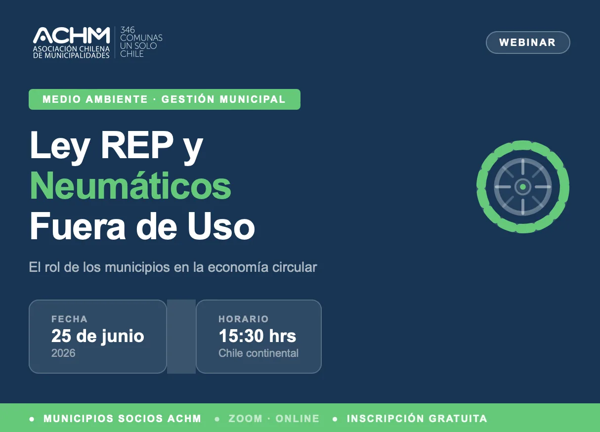Webinar «Ley REP y Neumáticos Fuera de Uso»