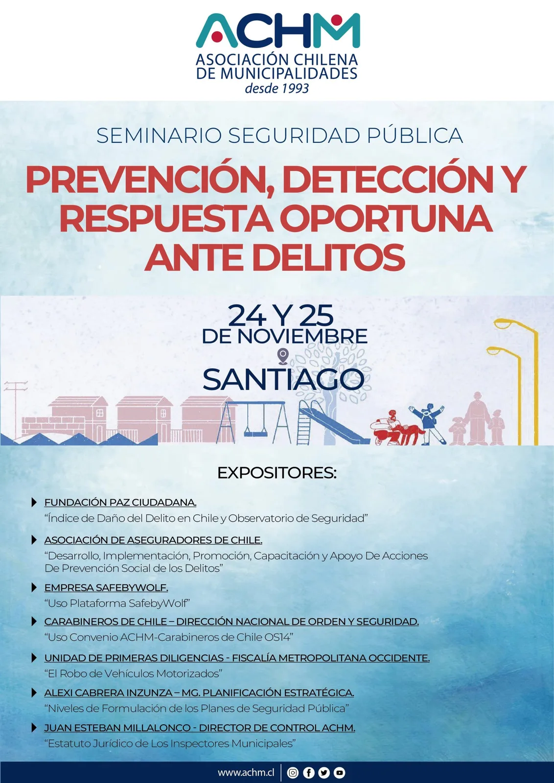 Seminario “Prevención, detección y respuesta oportuna ante delitos”