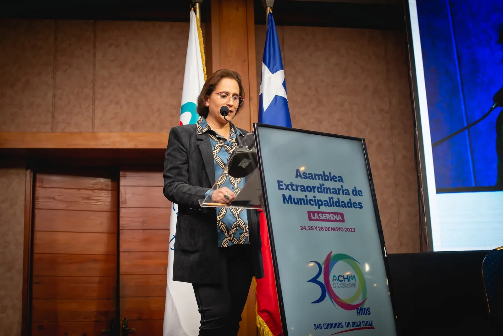 Presidenta ACHM se refiere al proyecto de Ley que fortalece el Rol de los municipios en materia de seguridad