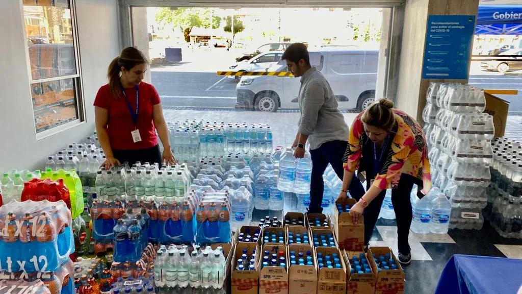 Municipios ayudan a comunas afectadas por la emergencia climática